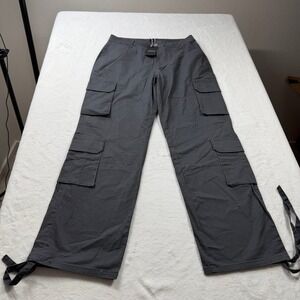 NVFelix‎ Cargo Pants Men XL Dark Grey NWT Multi-Pocket Adjustable Hem TG003